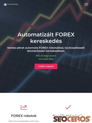 forexrobotstrategia.hu tablet preview