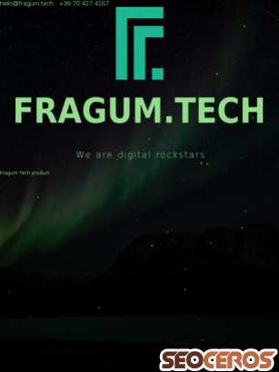 fragum.tech tablet Vista previa