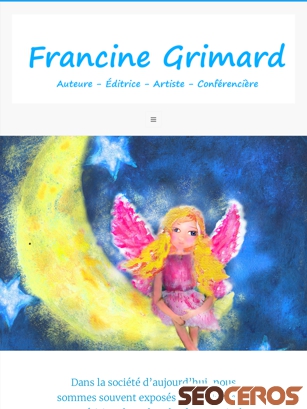 francinegrimard.com tablet náhľad obrázku