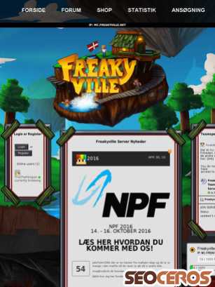 freakyville.net tablet Vista previa