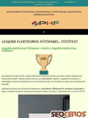 futeskozpont.hu/legjobb-elektromos-futopanel tablet előnézeti kép