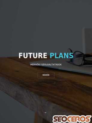 futureplans.hu tablet preview