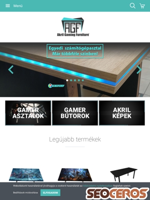 gamer-furniture.eu tablet preview