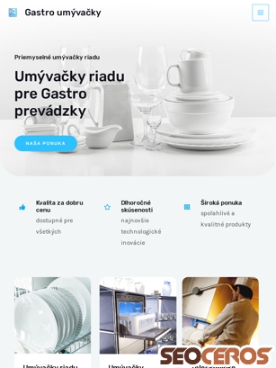gastroumyvacky.sk tablet preview