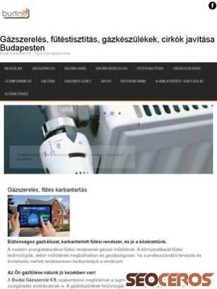 gazszerviz.com tablet preview