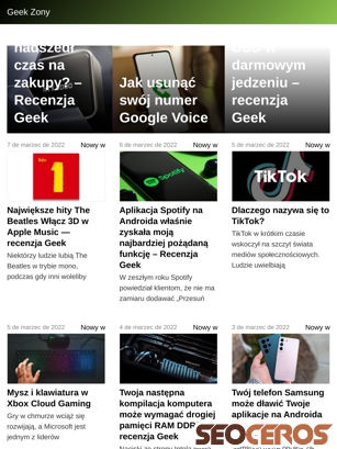 geekzony.pl tablet preview
