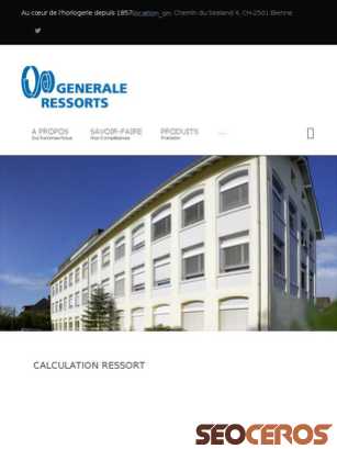 generaleressorts.com tablet náhled obrázku