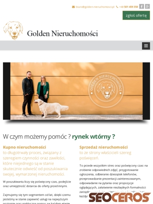 golden-nieruchomosci.pl tablet previzualizare