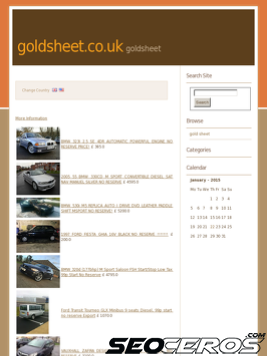 goldsheet.co.uk tablet Vorschau
