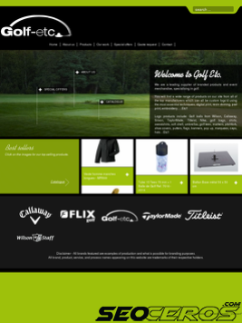golfetc.co.uk tablet preview