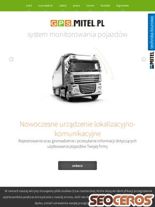 gps.mitel.pl tablet náhled obrázku