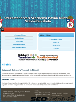 gr-szechenyi.hu tablet förhandsvisning