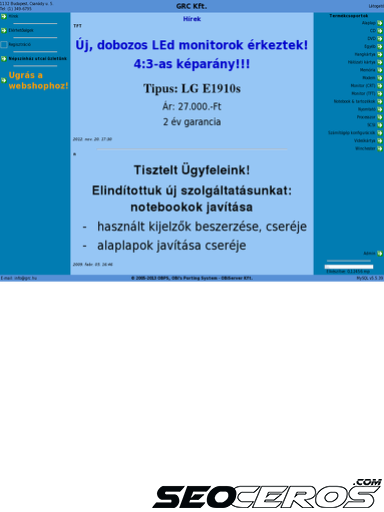 grc.hu tablet előnézeti kép