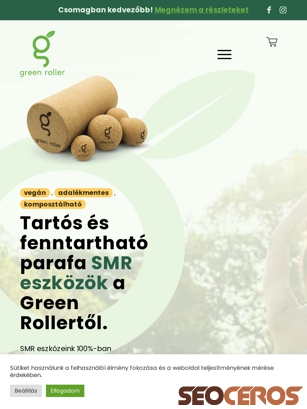 greenroller.hu tablet previzualizare