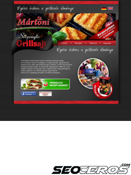 grillsajt.hu tablet preview