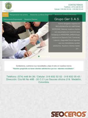 grupogersas.com tablet previzualizare