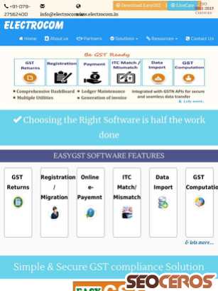 gstsoftwareindia.in tablet előnézeti kép