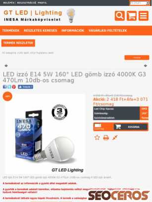 gtled.eu/LED-izzo-E14-5W-160-LED-gomb-izzo-4000K-G3-470Lm-1 tablet preview