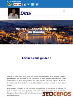 guide-francophone-budapest.com tablet preview