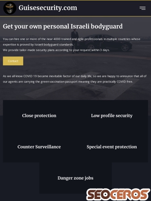 guisesecurity.com tablet preview