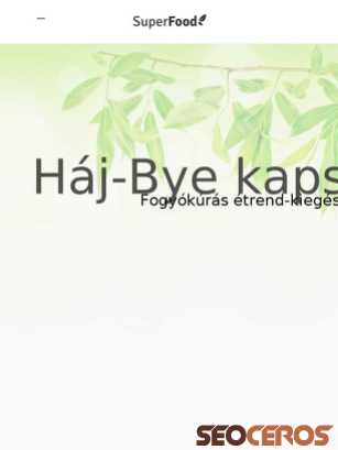 haj-bye.hu tablet Vista previa