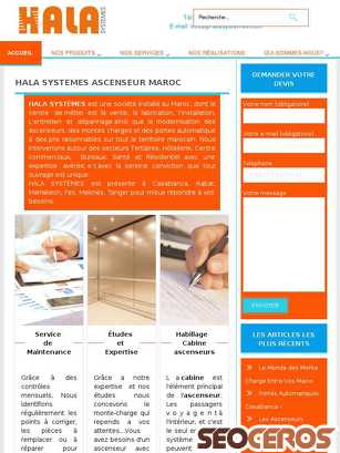 halasystemes.com tablet náhled obrázku