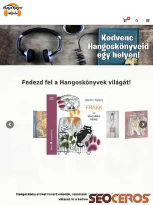 hangoskonyves.hu tablet preview