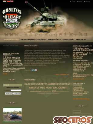 harckocsik.hu tablet előnézeti kép