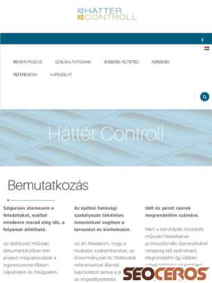 hattercontroll.hu tablet preview