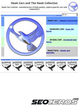 hawkcars.co.uk tablet Vista previa