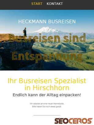 heckmann-reisen.jimdo.com tablet Vorschau
