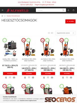 hegesztestechnika.net/hegesztocsomagok tablet náhľad obrázku