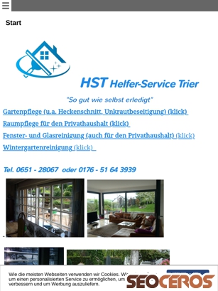 helfer-trier.hpage.com tablet Vorschau