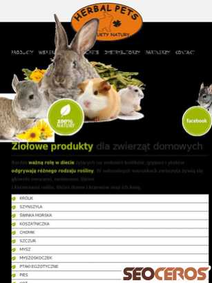 herbalpets.pl tablet preview