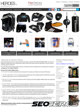 heroesfitness.co.uk tablet preview