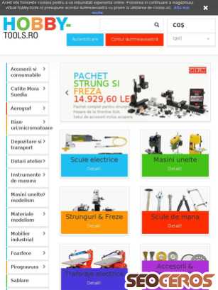hobby-tools.ro tablet Vista previa