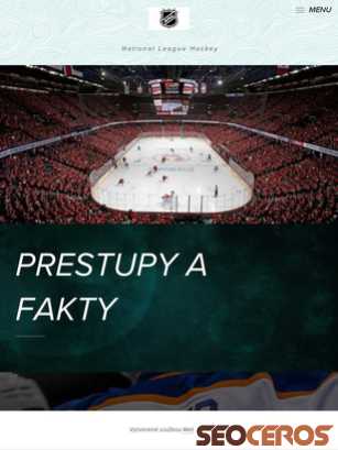 hockey-tidings.webnode.sk tablet preview