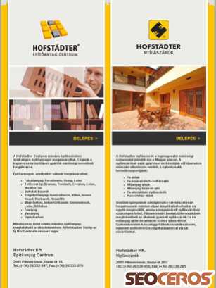 hofstadter.hu tablet preview
