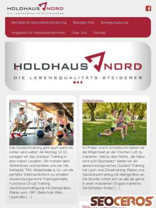 holdhausnord.at tablet preview