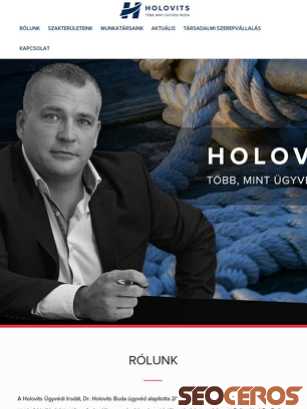 holovits.com tablet förhandsvisning