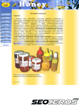 honey-szeged.hu tablet Vista previa