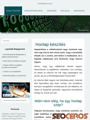 honlapozz.com tablet Vorschau