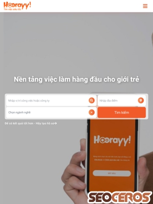 hoorayy.com tablet förhandsvisning