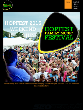 hopfest.co.uk tablet 미리보기