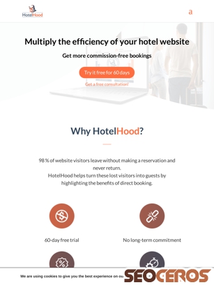 hotelhood.com tablet náhled obrázku