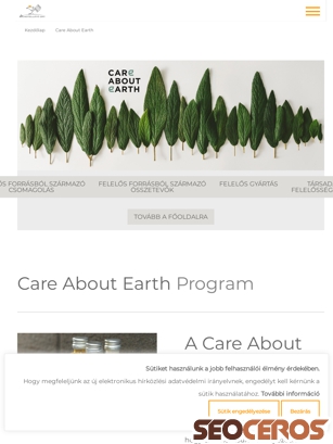 hotellato.hu/care-about-earth tablet előnézeti kép