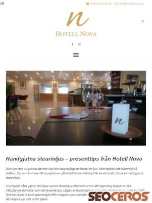 hotellnova.se/2019/04/22/handgjutna-stearinljus-presenttips-fran-hotell-nova {typen} forhåndsvisning