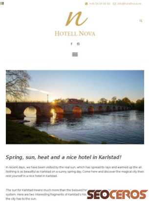 hotellnova.se/en/2019/04/30/spring-sun-heat-and-a-nice-hotel-in-karlstad tablet obraz podglądowy