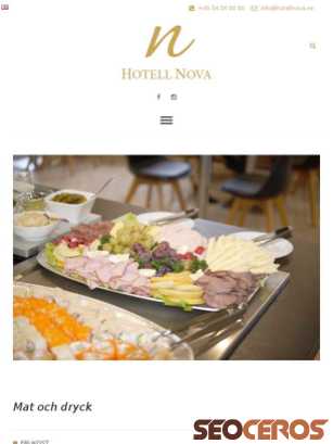 hotellnova.se/mat-och-dryck-hotell-nova-karlstad tablet Vista previa