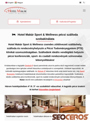 hotelmakar.hu tablet náhľad obrázku